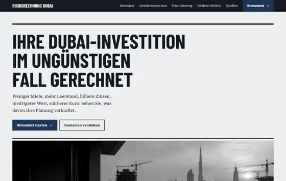 Startseite von dubaikapitalanlage.de