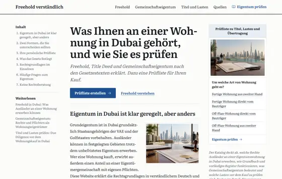 Startseite von eigentumswohnungdubai.de