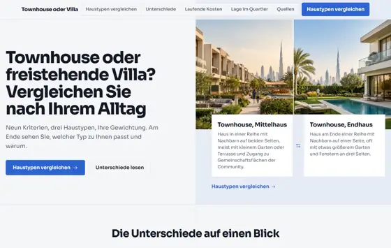 Startseite von haeuserkaufendubai.de