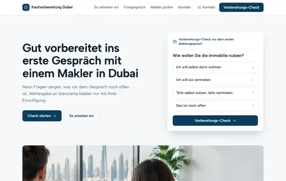 Startseite von immobilienberatungdubai.de