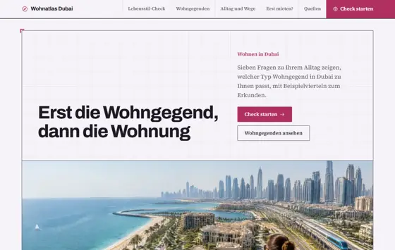 Startseite von wohnungendubai.de