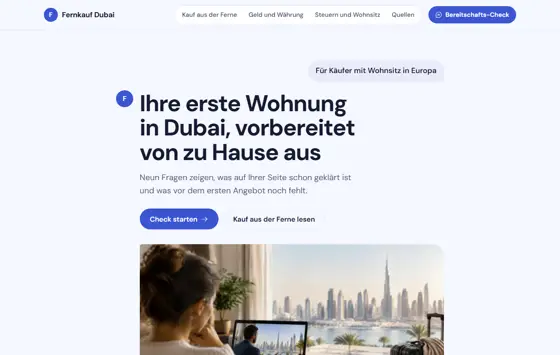 Startseite von wohnungindubaikaufen.de